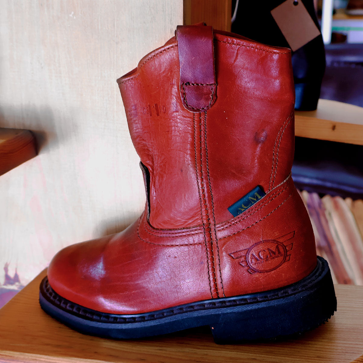 Botas Industriales ACM para Hombre | Doble Densidad y Piel Genuina ...