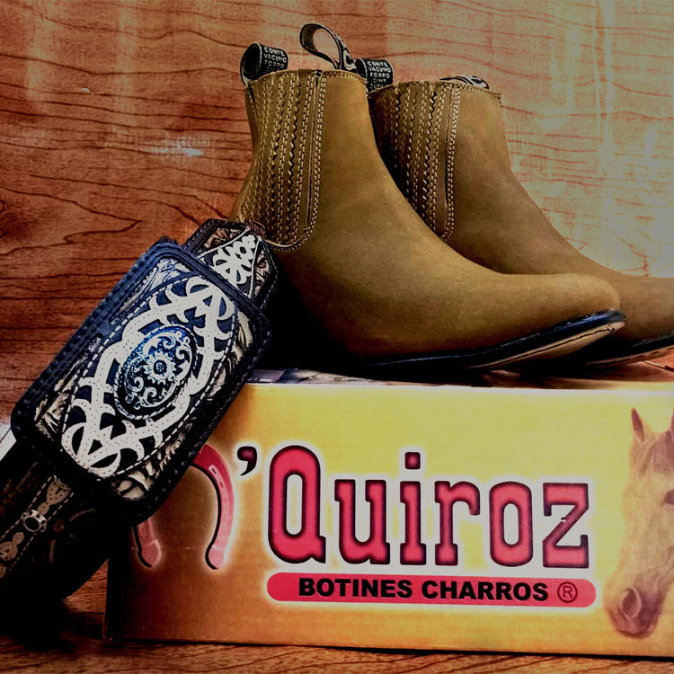 Botín Charro Quiroz – Tradición y Estilo del Charro Mexicano